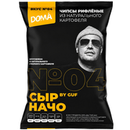 Чипсы рифленые Doma сыр, начо - Мир Продуктов №4