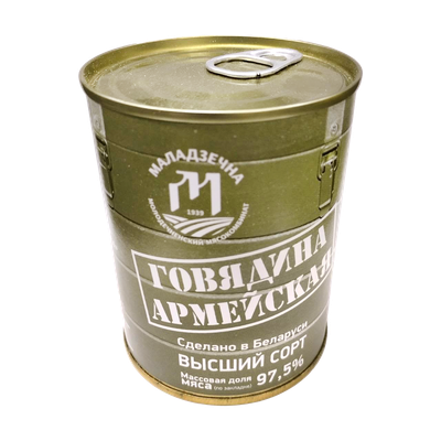 Консервы мясные «Говядина армейская» в/с