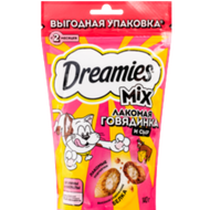 Лакомство Dreamies для взрослых кошек говядина и сыр - Мир Продуктов №3