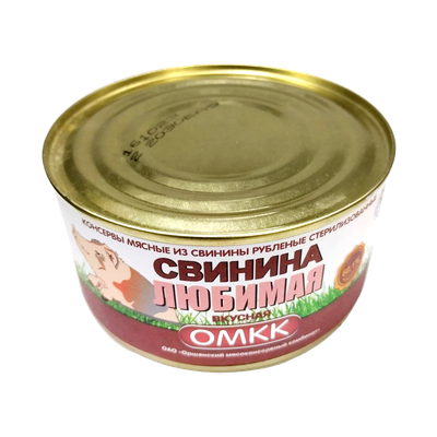 Консервы мясные «Свинина любимая»