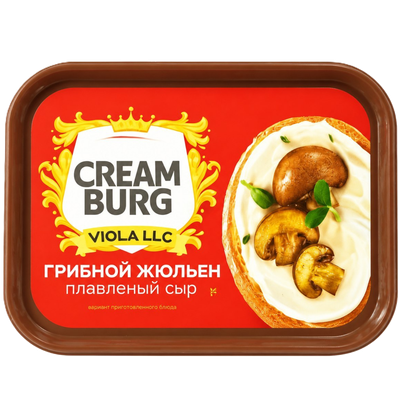 Сыр плавленый  Creamburg грибной жюльен