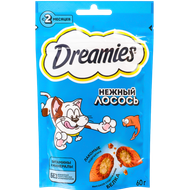 Лакомство Dreamies для взрослых кошек нежный лосось - Мир Продуктов №3