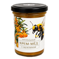 Крем-мед натуральный с облепихой - Мир Продуктов №4