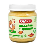 Консервы ОМКК пюре из мяса индейки-овощи с 6+ месяцев