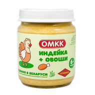 Консервы ОМКК пюре из мяса индейки-овощи с 6+ месяцев - Мир Продуктов №3