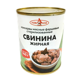 Консервы мясные «Свинина жирная»