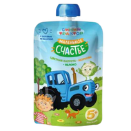 Пюре  Маленькое счастье цв. капуста, морковь, яблоко с 5+ месяцев - Мир Продуктов №3