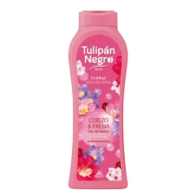 Гель для душа "Вишня и фрезия" Tulipan Negr