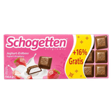 Шоколад молочный Schogetten клубника-йогурт