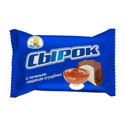 Сырок творожный «Молочная страна» 20% печенье + вареная сгущенка