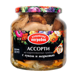 Ассорти из маринованных грибов «Валдайский погребок»