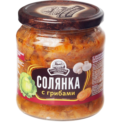 Солянка с грибами Семилукская трапеза