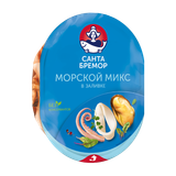 Коктейль из морепродуктов «Санта Бремор» морской микс в заливке 