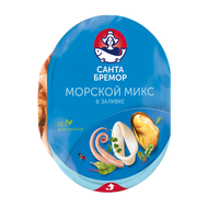 Коктейль из морепродуктов «Санта Бремор» морской микс в заливке  - Мир Продуктов №4