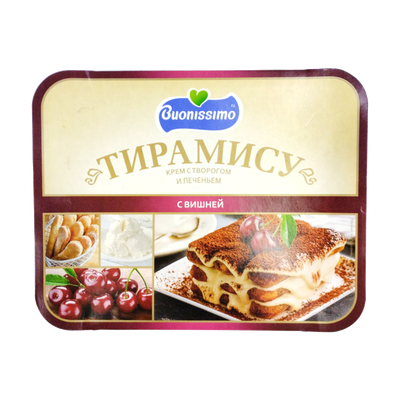 Крем творожный «Тирамису» с вишней