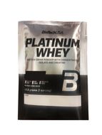 Протеин PLATINUM Whey, BiotechUSA, СОЛЕНАЯ КАРАМЕЛЬ, 22.5 г  - Gerkules