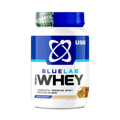 ПРОТЕИН BLUE LAB 100% WHEY ОТ USN   ШОКОЛАДНАЯ ВАФЛЯ