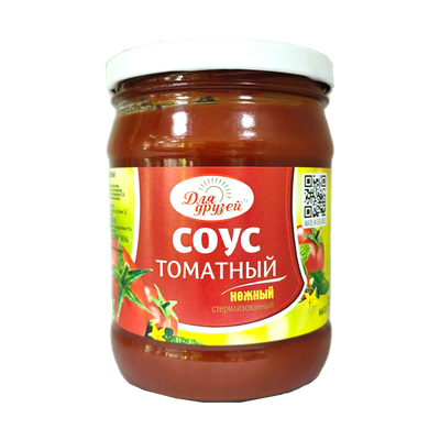 Соус томатный «Для друзей» нежный