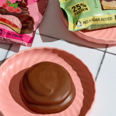 Протеиновое печенье с суфле Dessert, CHIKALAB, АССОРТИ №1, 8 шт. по 55г 