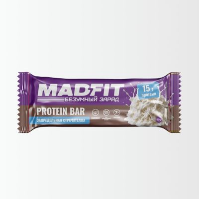 Протеиновый батончик MADFIT, СТРАЧАТЕЛЛА-ПЛОМБИР, 50 г 