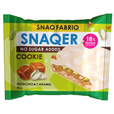 Печенье SNAQER - Фисташка и карамель, 45г 