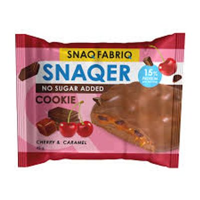 Печенье SNAQER - Вишня и карамель, 45г 
