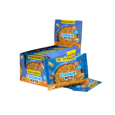 Печенье Cookie Nuts, Snaq Fabriq, Арахис с солёной карамелью, 35 г 
