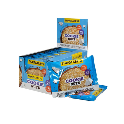 Печенье Cookie Nuts, Snaq Fabriq, Сливочное с кокосом, 35 г 