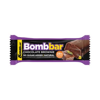 Протеиновый батончик Bombbar, Шоколадный брауни, 40г 