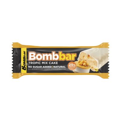 Протеиновый батончик Bombbar, Тропический микс, 40г 