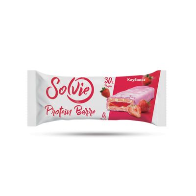 Батончик глазированный Solvie, Клубника, 60 г 