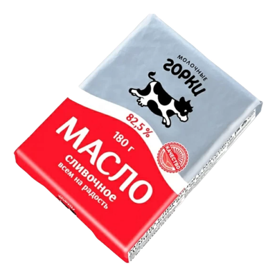 Масло сливочное «Молочные горки» 82,5% 