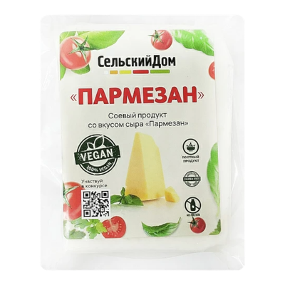 Соевый продукт «Сельский дом» со вкусом сыра пармезан
