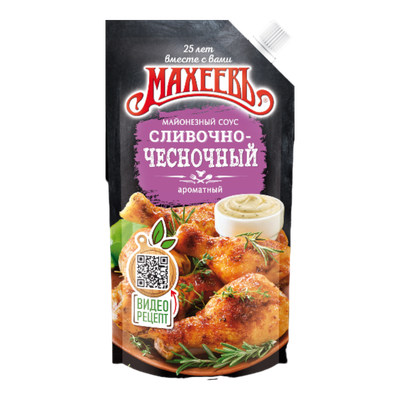 Соус майонезный «Махеевъ» сливочно-чесночный