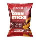 Кукурузные палочки Snaq Fabriq, Копченые ребрышки, 60г 