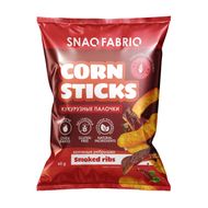 Кукурузные палочки Snaq Fabriq, Копченые ребрышки, 60г  - Gerkules