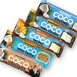 Батончики в шоколаде COCO Snaq Fabriq 40 г, АССОРТИ, 30 шт 