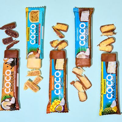 Батончики в шоколаде COCO Snaq Fabriq 40 г, АССОРТИ, 30 шт 