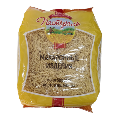 Макаронные изделия «Пастораль» вермишель группа В в/с