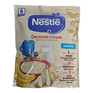 Каша овсяная «Nestle» с бананом и грушей с 6 месяцев - Мир Продуктов №4