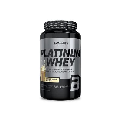 Протеин PLATINUM + Creatine, BioTechUSA, ВАНИЛЬ, 1000 г 