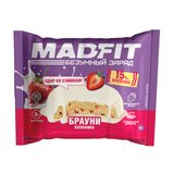 Протеиновый брауни, MADFIT, КЛУБНИКА, 45 г 