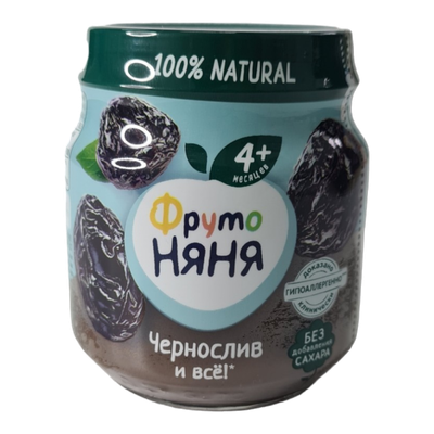 Пюре «ФрутоНяня» из чернослива с 4 месяцев