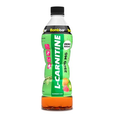 Напиток L-carnitine, Bombbar, МАЛИНА-КИВИ, 500 мл 
