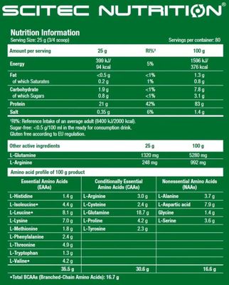 Сывороточный изолят,  Scitec Nutrition,  ВАНИЛЬ, 1816 г 