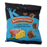 Сухарики ржаные «Кириешки» вкус ветчины с сыром