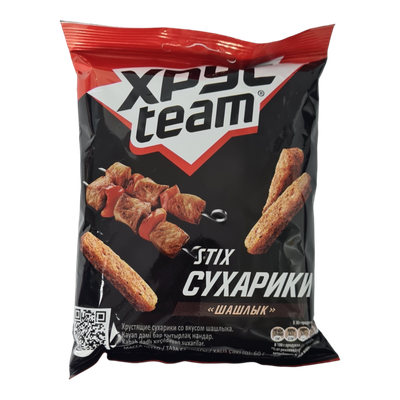 Сухарики «ХрусTeam» вкус шашлыка