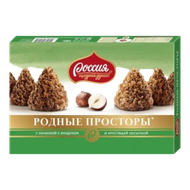 Конфеты «Родные просторы» фундук и хрустящая обсыпка - Мир Продуктов №4
