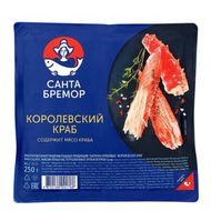 Крабовые палочки «Санта Бремор» королевский краб - Мир Продуктов №3