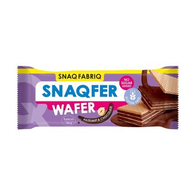 Вафли Snaq Fabriq - Шоколад-фундук, 120г (8 шт по 15г) 